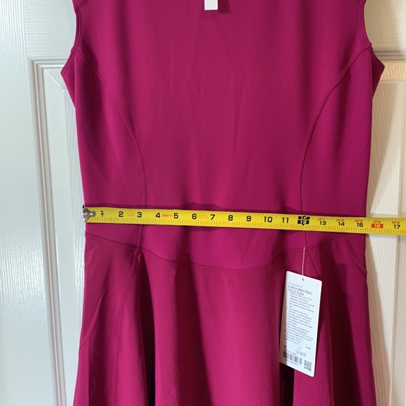 - NWT Lululemon Everlux Mesh-Back dress size 8 magenta purple, also sz 2,… - Picture 10 of 12